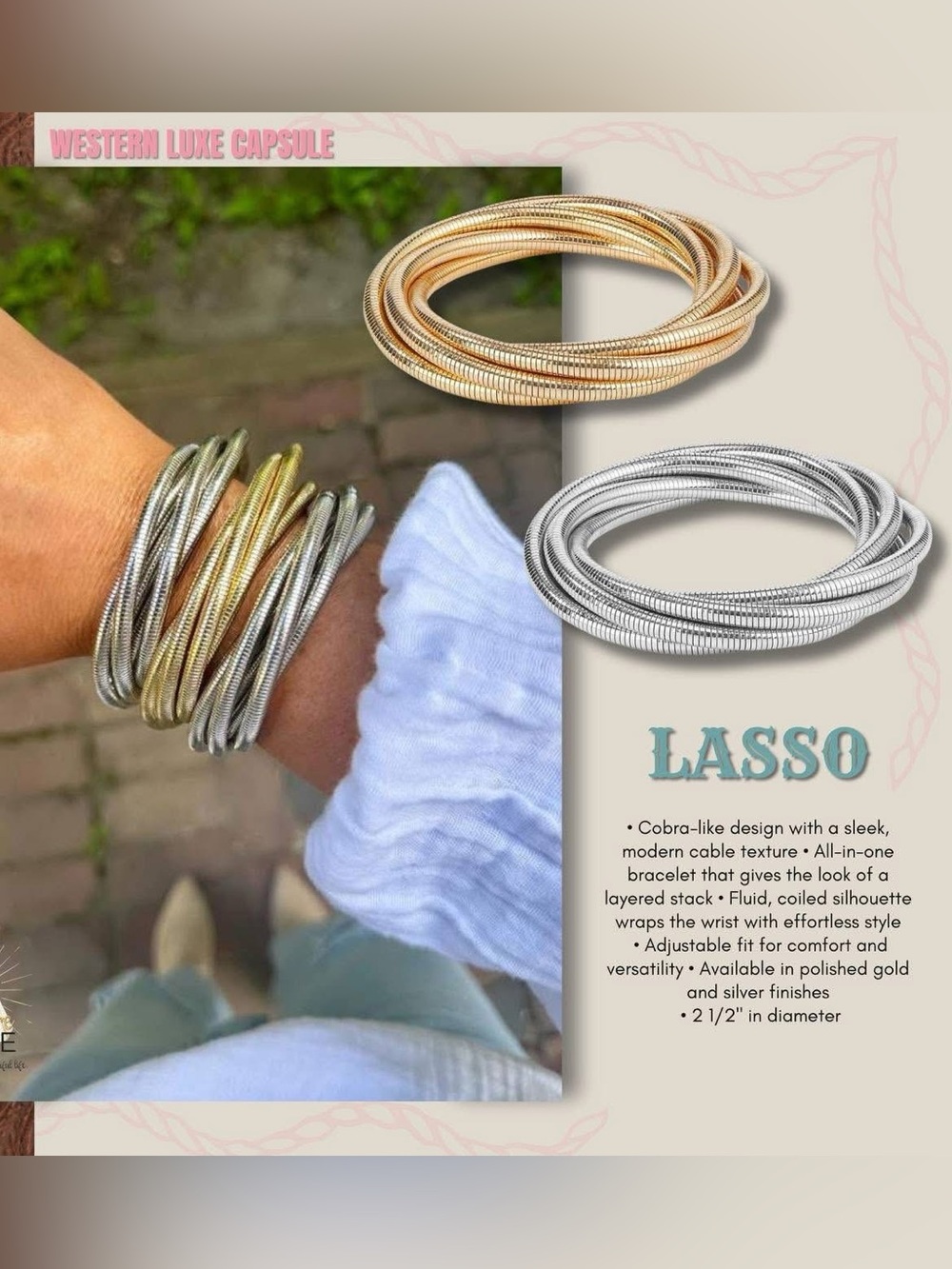Park Lane Lasso Gold-Tone Coil Bracelet Ltd Ed